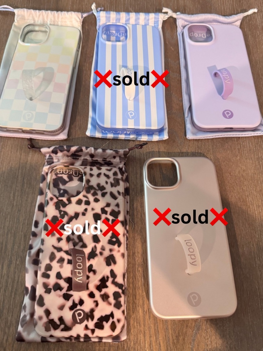 Loopy Cases Phone Cases with Grip Ring - Assorted Colors iPhone 14 Plus